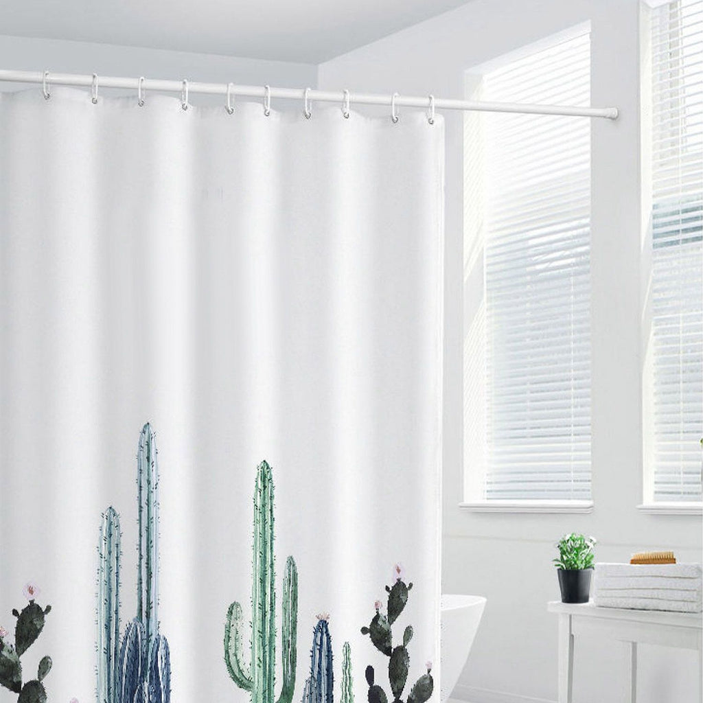 Non-Slip Carbon Steel Tension Curtain Rod, No Drilling Required