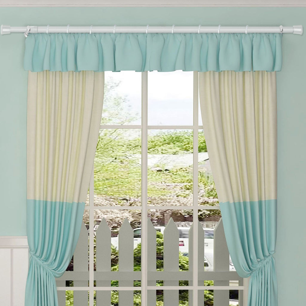 Non-Slip Carbon Steel Tension Curtain Rod, No Drilling Required