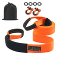 Reinforced Vehicle Tow Strap Recovery Kit