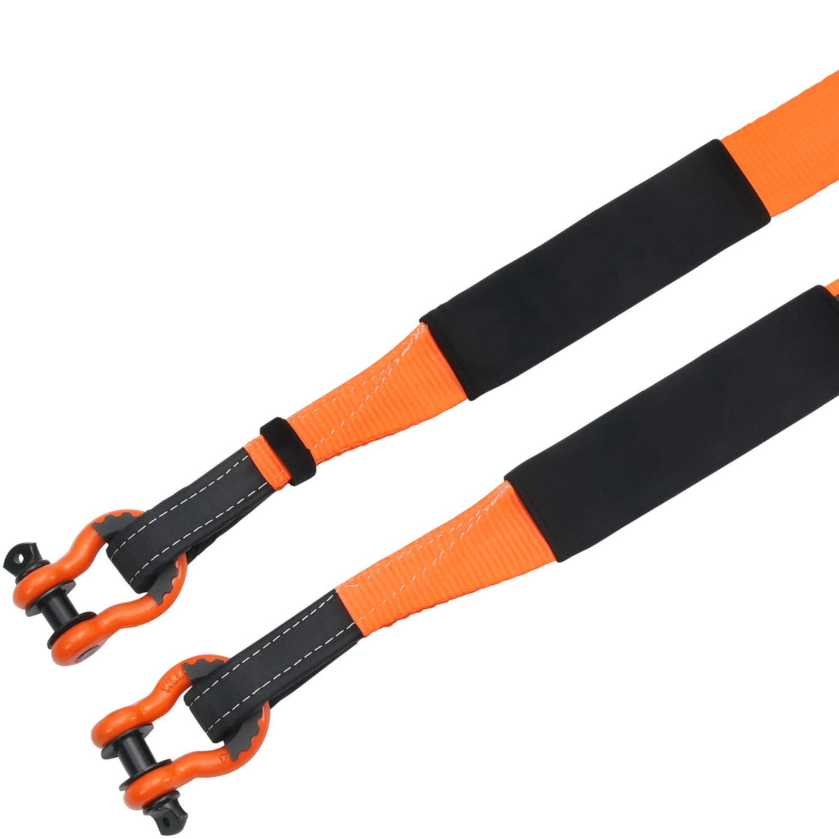 Reinforced Vehicle Tow Strap Recovery Kit