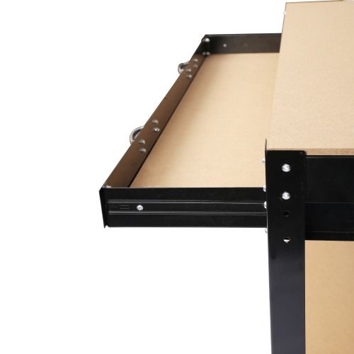 practical Workbench with Capacity – Solid Steel Frame & Pegboard Storage