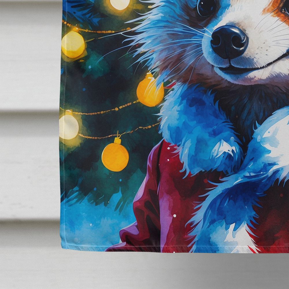 Hedgehog Christmas House Flag – Large Double-Sided Outdoor Banner