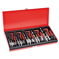 166-Piece Metric Helicoil Thread Repair Kit