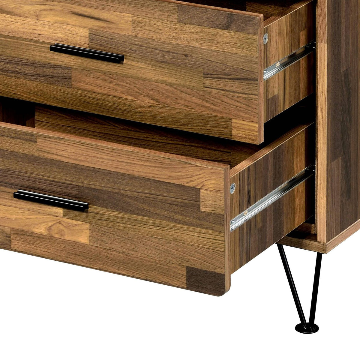 Hestia Walnut-Finish Six-Drawer Dresser