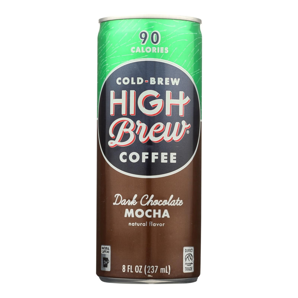 High Brew Dark Chocolate Mocha Cold Brew Coffee,, 12-Pack