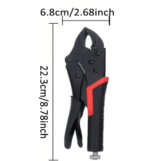 Long Nose Locking Pliers for Precision Clamping and Welding Work