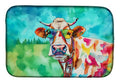 Hippie Cow Kitchen Dish Drying Mat