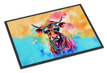 Hippie Animal Cow Indoor-Outdoor Doormat