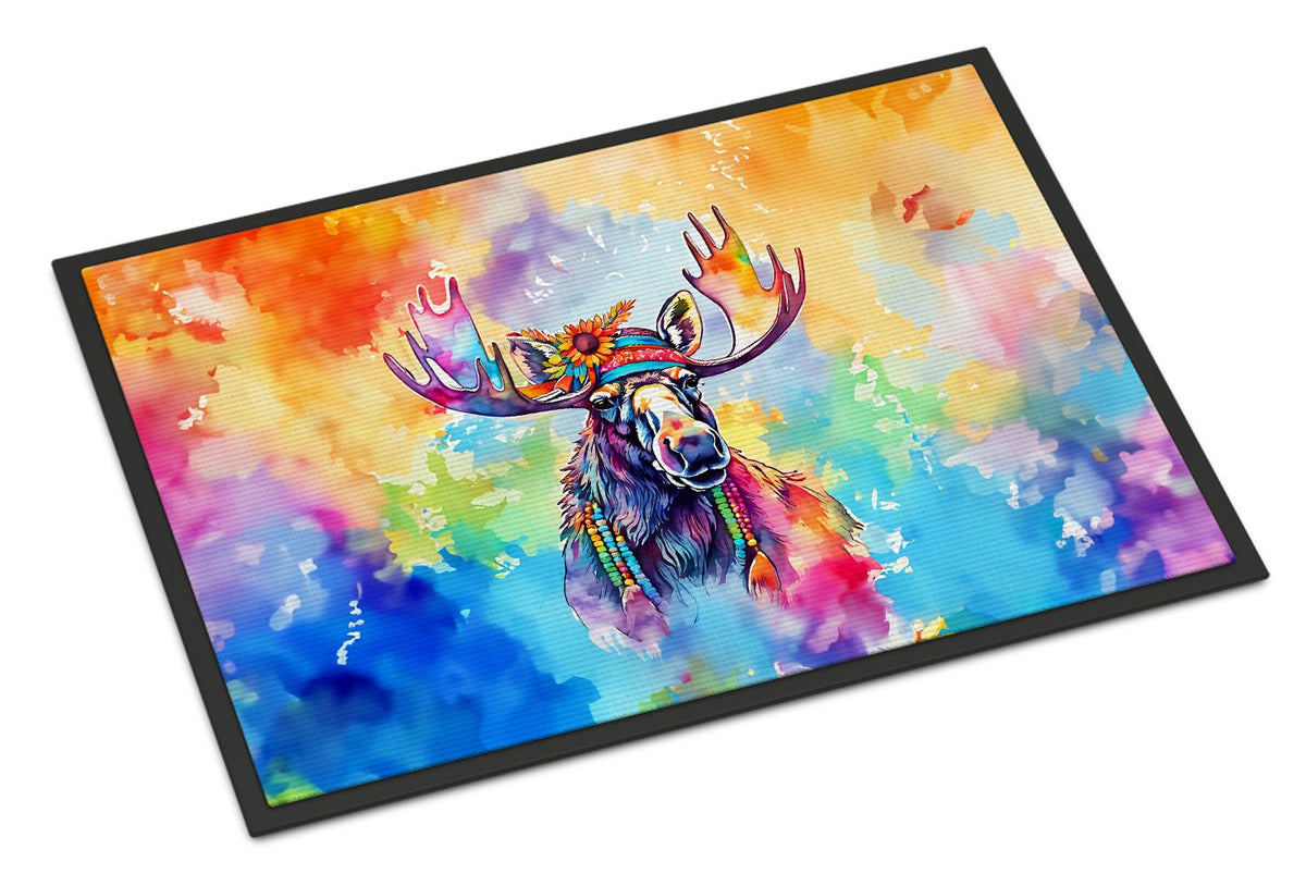Hippie Moose Artwork Doormat for Distinctive Entrances
