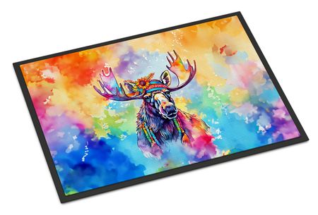 Hippie Moose Artwork Doormat for Distinctive Entrances