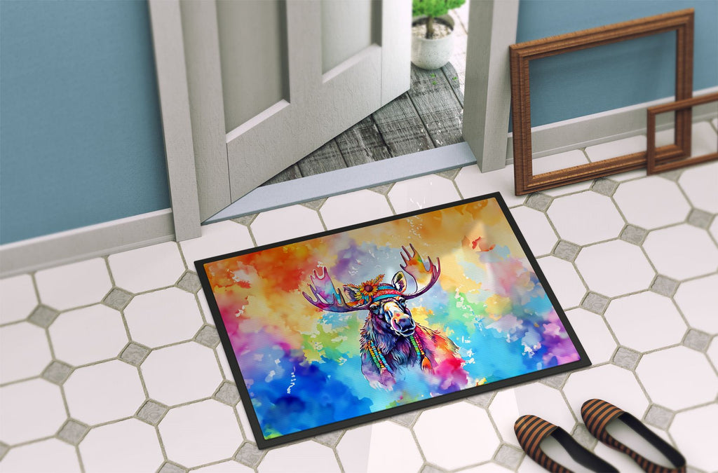 Hippie Moose Artwork Doormat for Distinctive Entrances