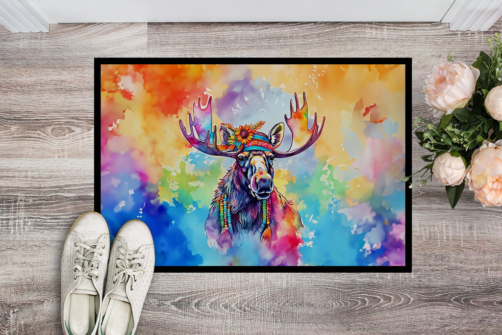 Hippie Moose Artwork Doormat for Distinctive Entrances