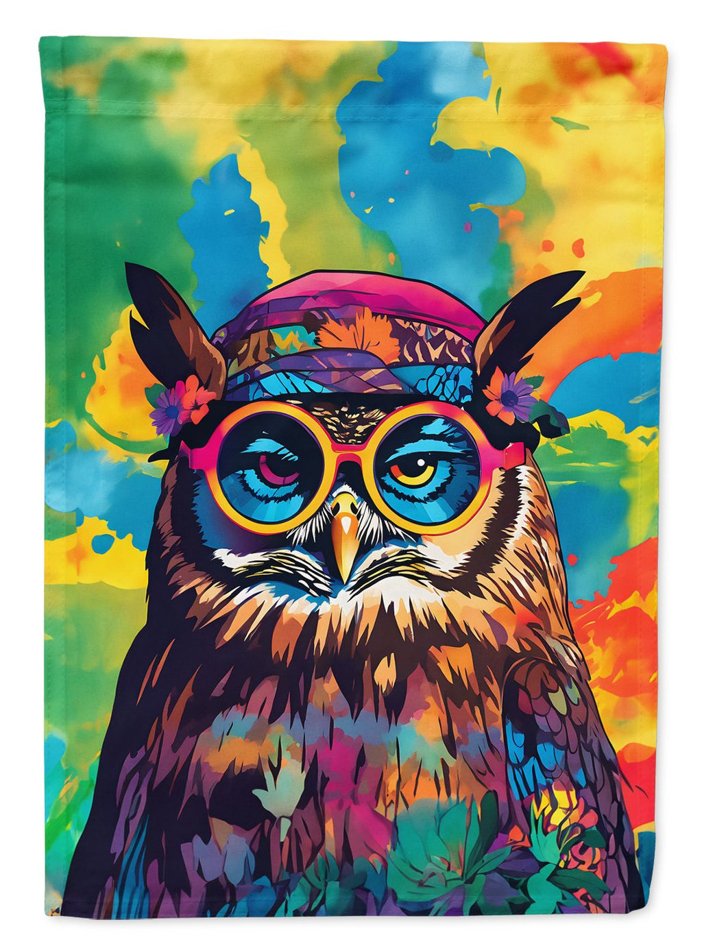 Double-Sided Owl House Flag – Vibrant Outdoor Yard Banner for Porch or Pole Display
