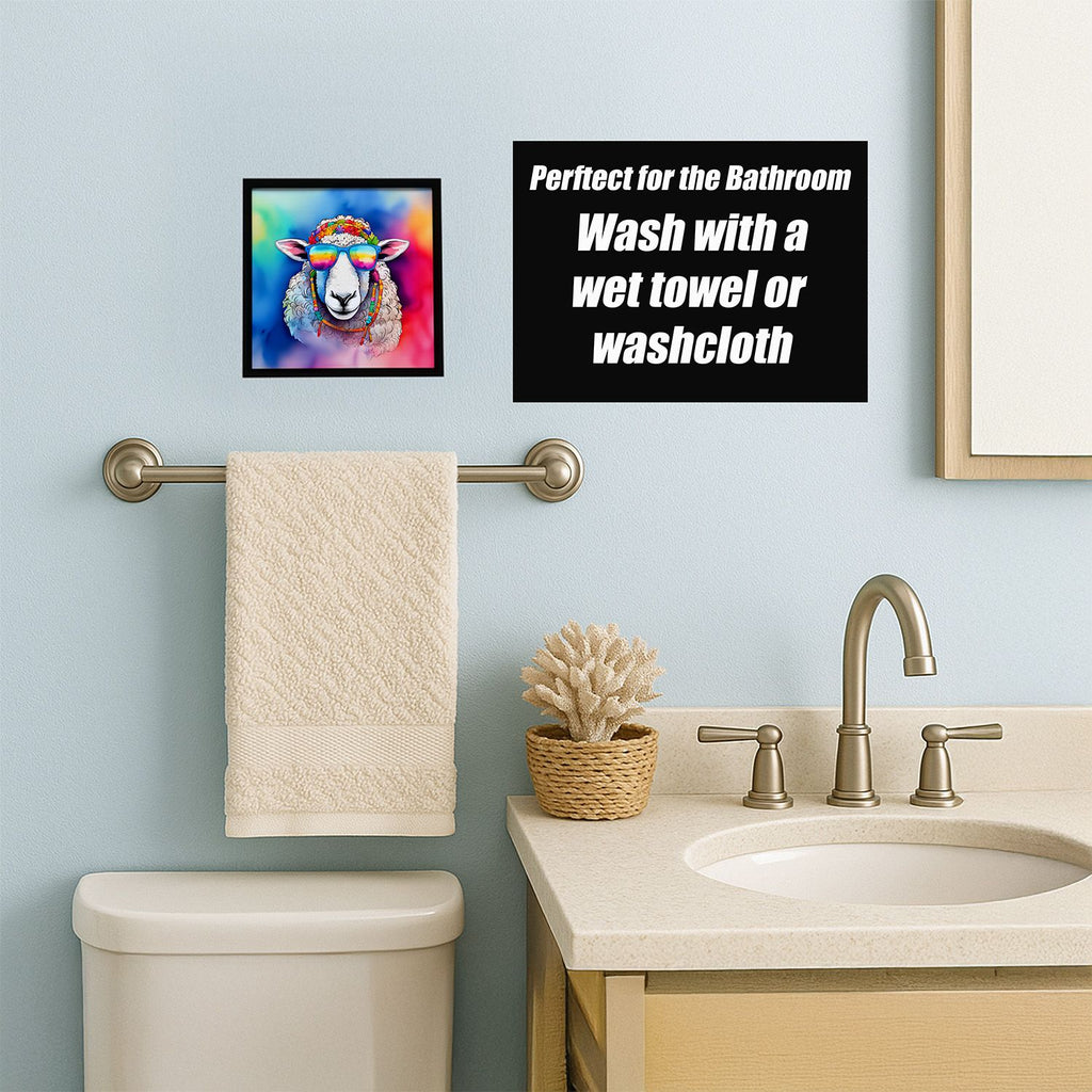 Hippie Sheep Framed Wall Print