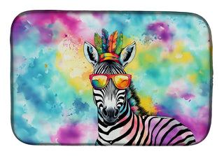 Hippie Zebra Countertop Dish-Drying Mat