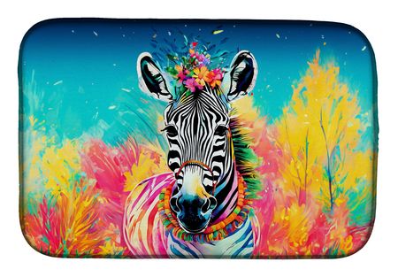 Hippie Zebra Absorbent Dish-Drying Mat