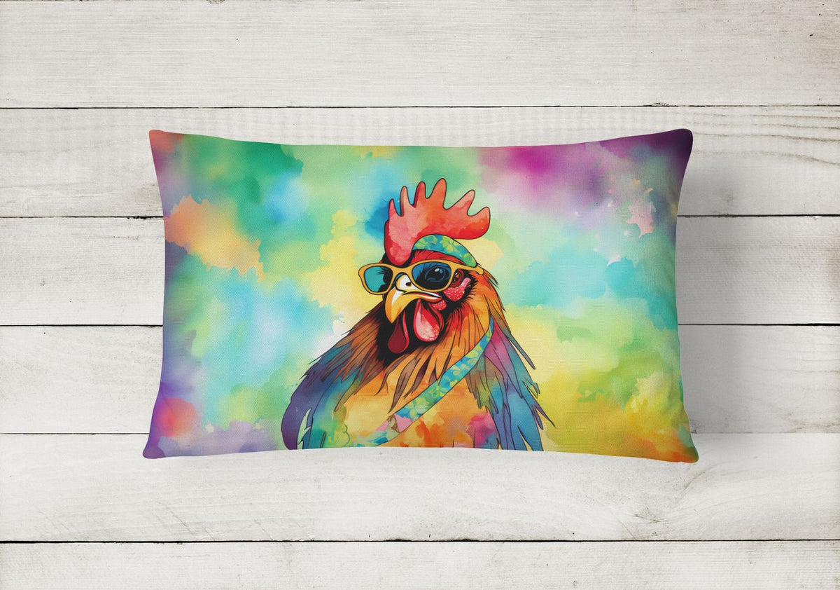 Rooster Artwork Indoor and Outdoor Throw Pillow