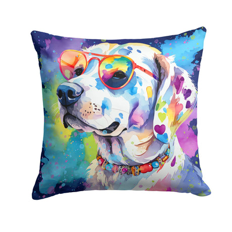 Hippie Dawg Indoor Outdoor Throw Pillow