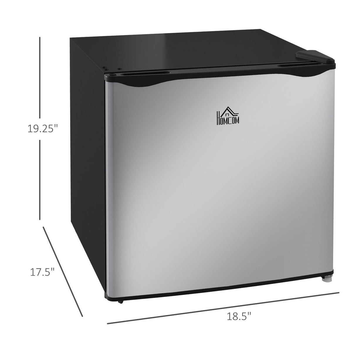 HOMCOM Compact Upright Freezer with Reversible Door