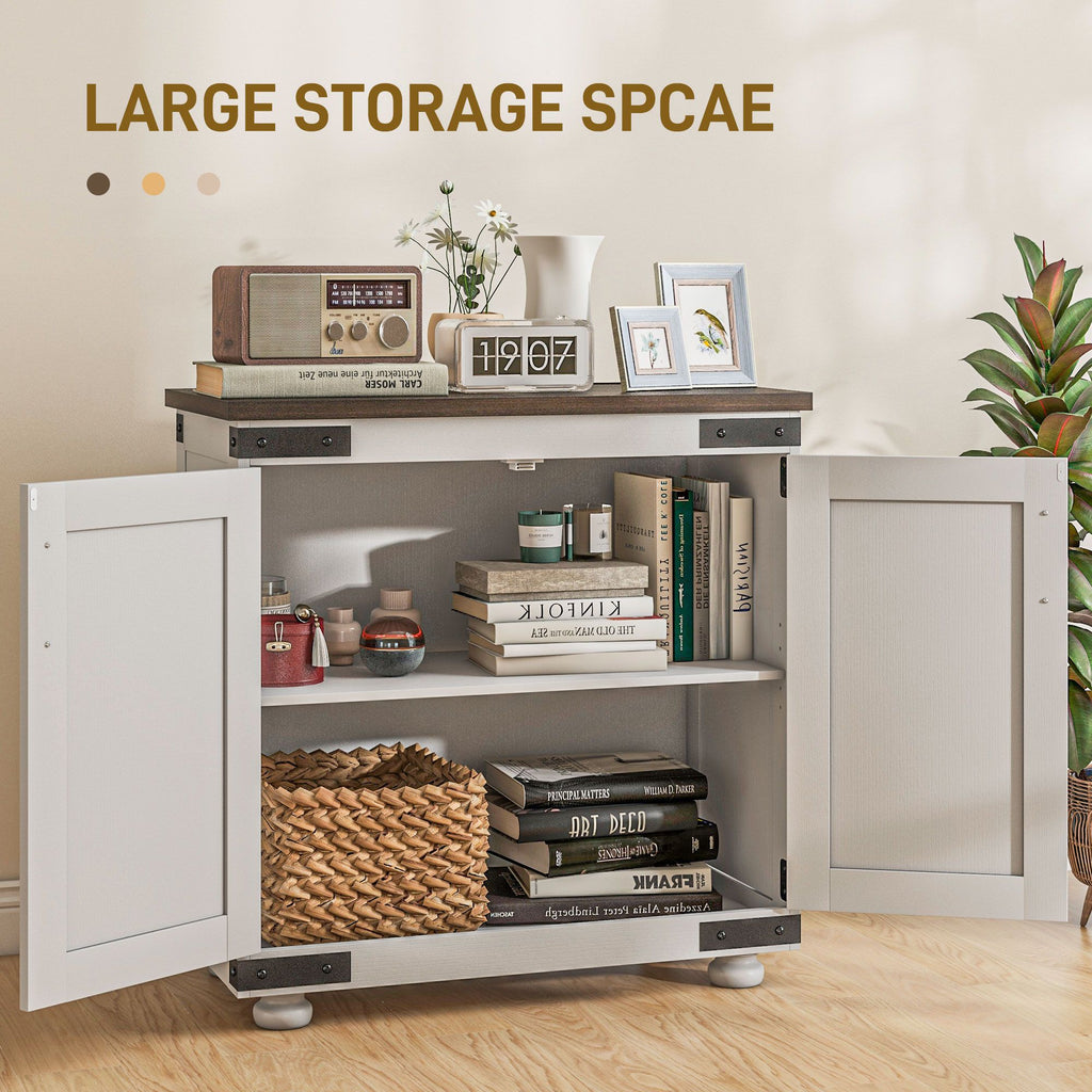 Modern Farmhouse Sideboard With Adjustable Shelf