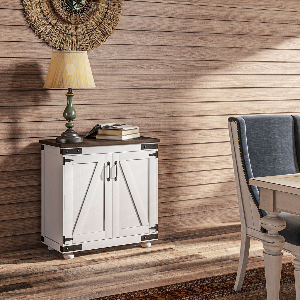 Modern Farmhouse Sideboard With Adjustable Shelf
