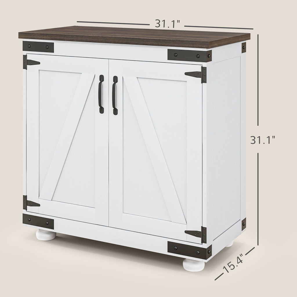 Modern Farmhouse Sideboard With Adjustable Shelf