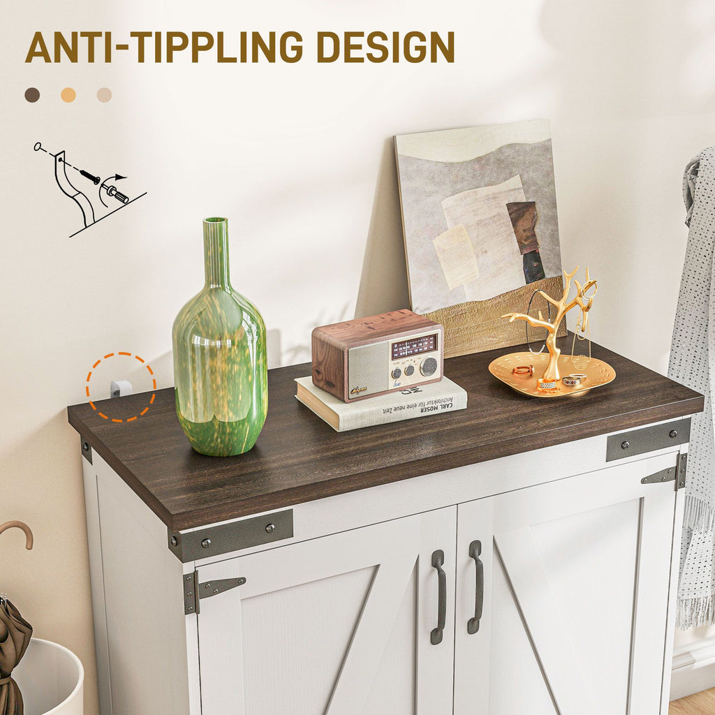 Modern Farmhouse Sideboard With Adjustable Shelf