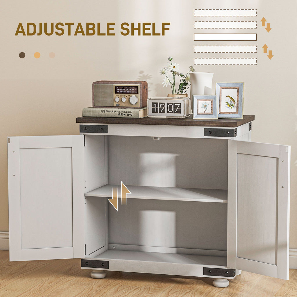 Modern Farmhouse Sideboard With Adjustable Shelf