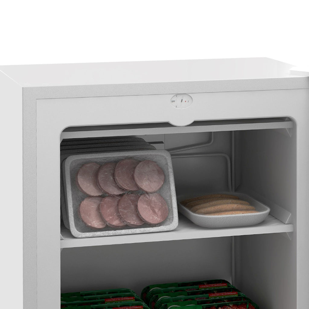 HOMCOM Compact Upright Freezer with Reversible Door
