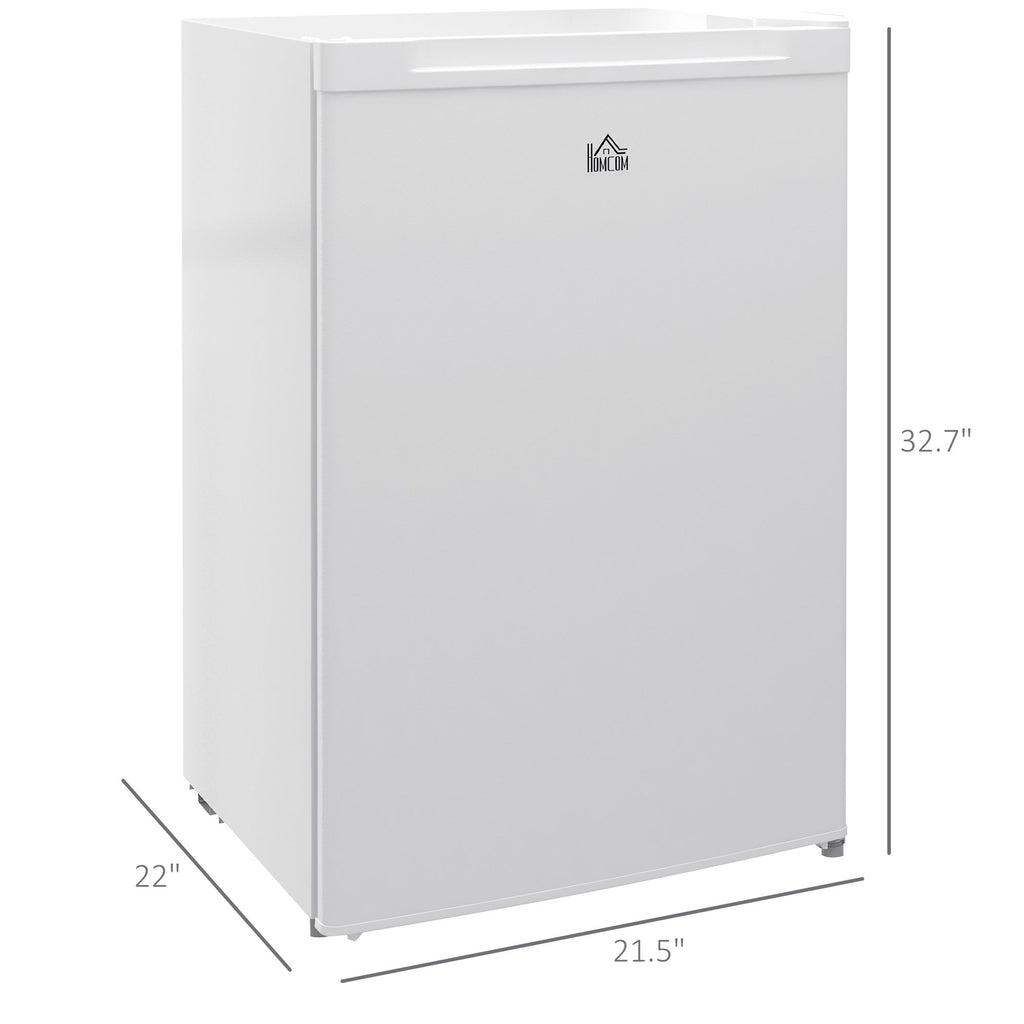 HOMCOM Compact Upright Freezer with Reversible Door