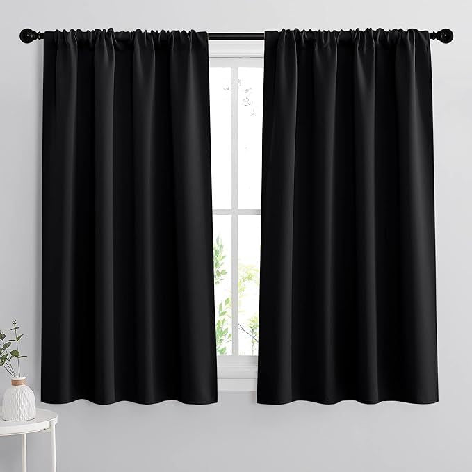 Solar Light-Blocking Insulated Bedroom Curtains