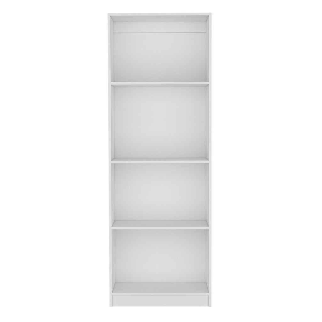 Home Bookcase with 4 Open Shelves - Modern Display Unit for Books and Decor