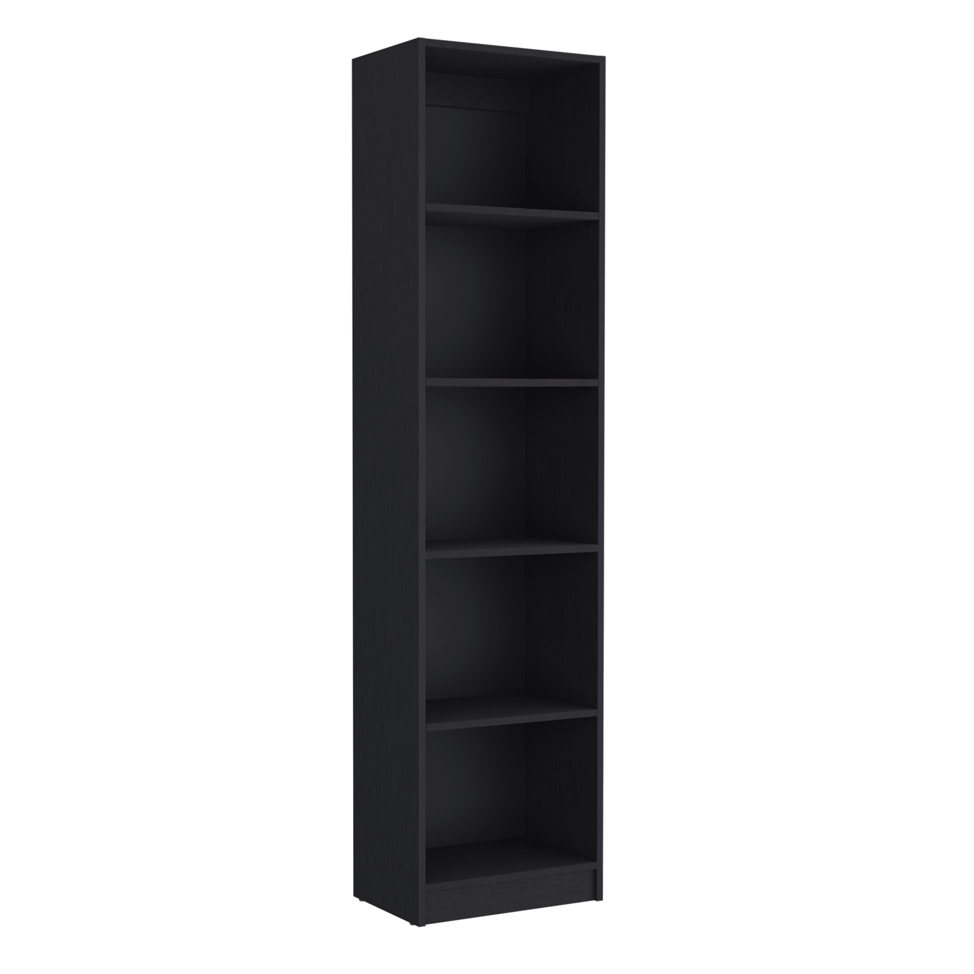5-Tier Slim Bookcase for Home Office Organization