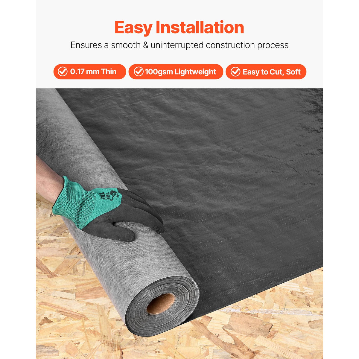 Two-Sided Breathable House Wrap for Roofing Projects