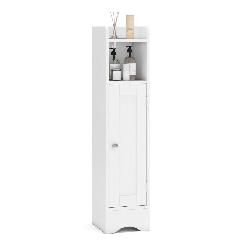 Corner Bathroom Cabinet with Adjustable Shelves