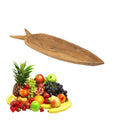 Brown Carrot-Shaped Decorative Plate