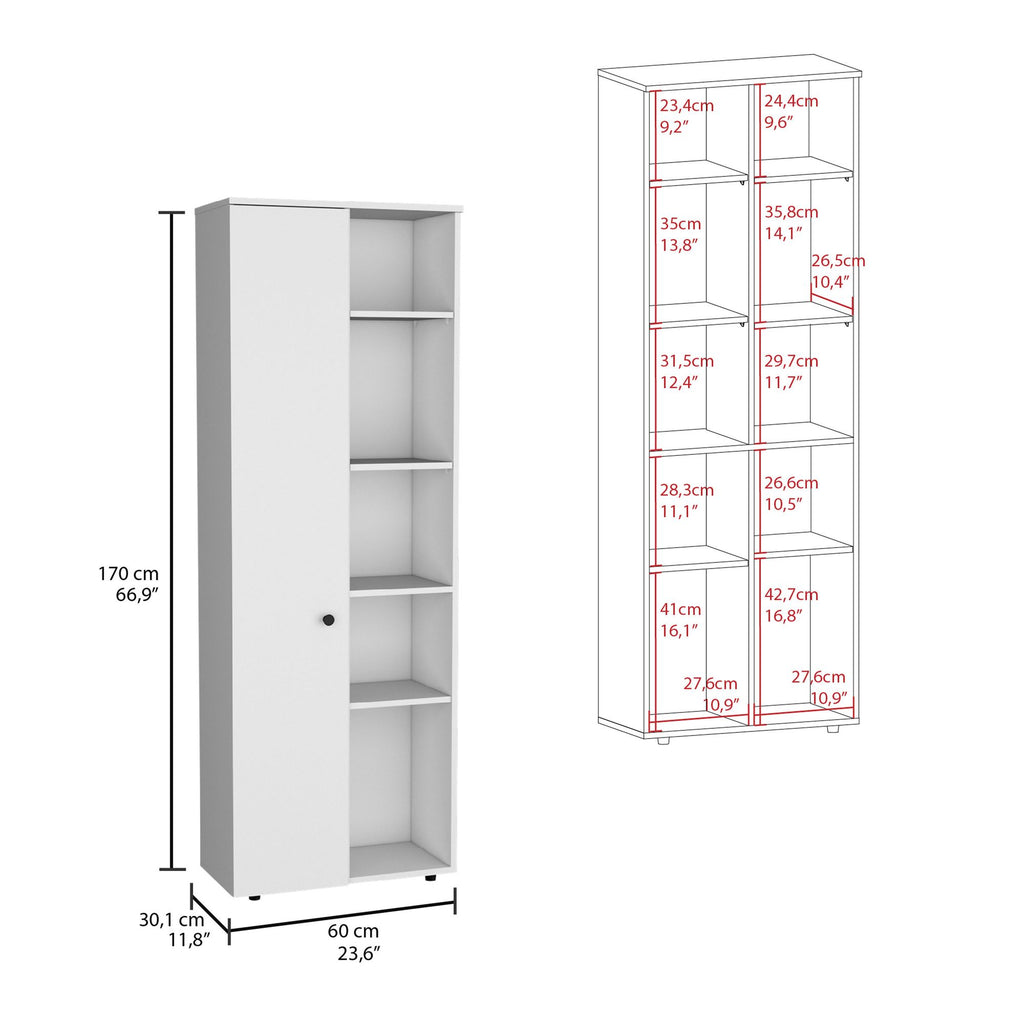 Hoyt Multistorage Kitchen Pantry Cabinet – 10 Compartments