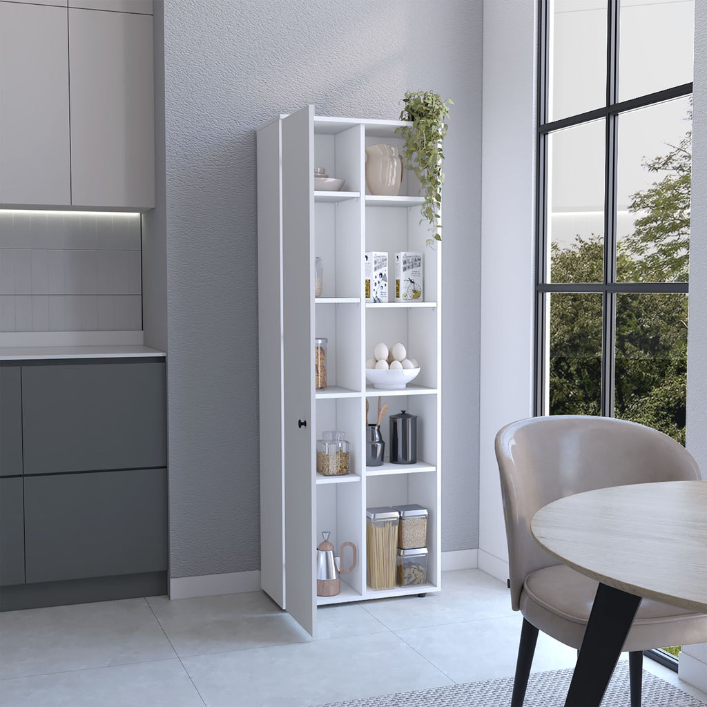 Hoyt Multistorage Kitchen Pantry Cabinet – 10 Compartments
