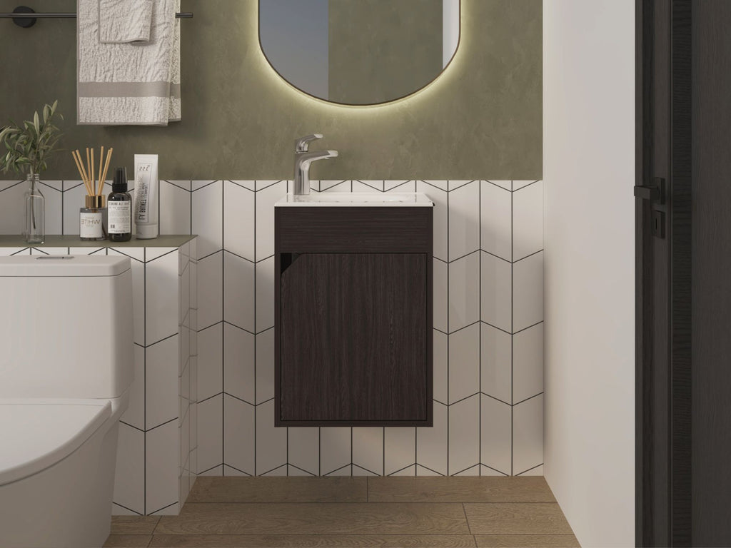 Hudson Vanity Sink with Integrated Bathroom Cabinet