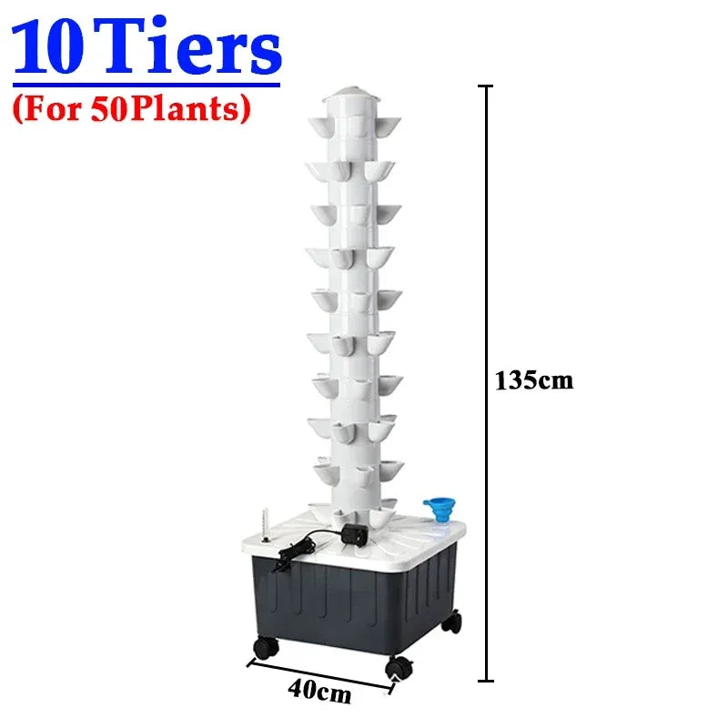 Hydroponic Tower Growing System: Easy Install, Easy Grow, Good Reputation