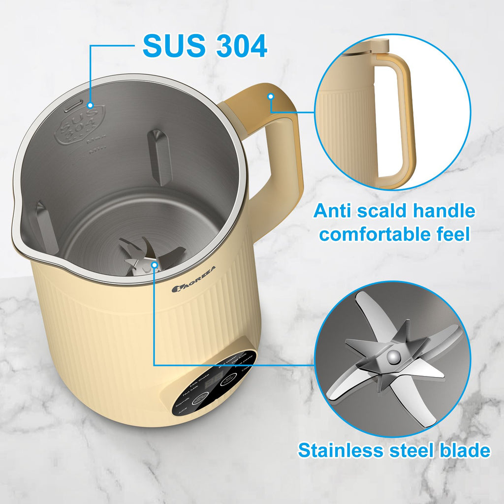 IAGREEA Nut Milk Maker – Plant-Based Milk Machine