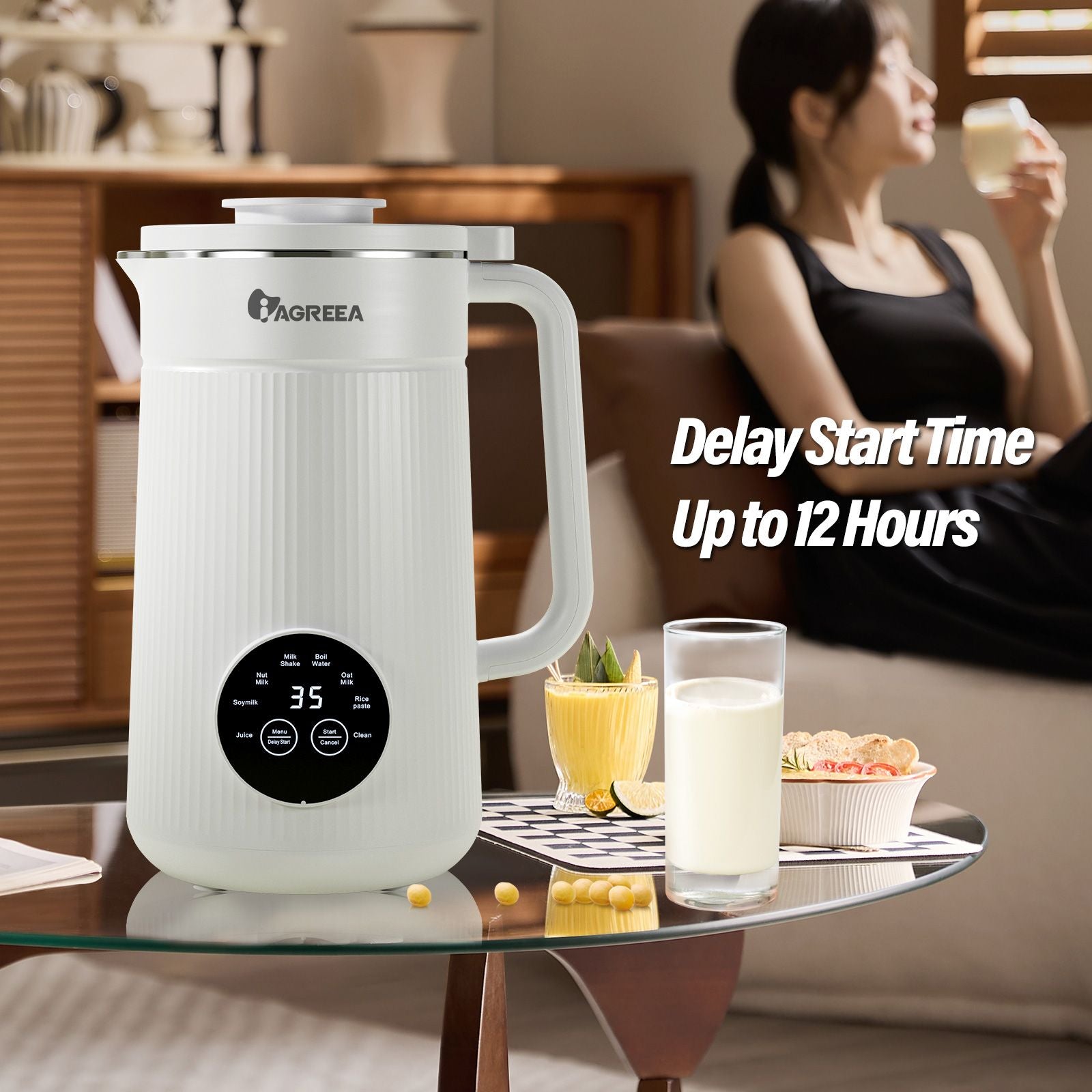 IAGREEA Nut Milk Maker – Plant-Based Milk Machine