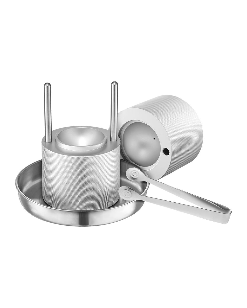 Gravity Ice Ball Press Kit with Tongs and Drip Tray