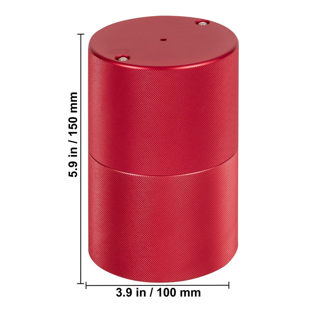 Red Ice Ball Press Kit with Tongs and Drip Tray