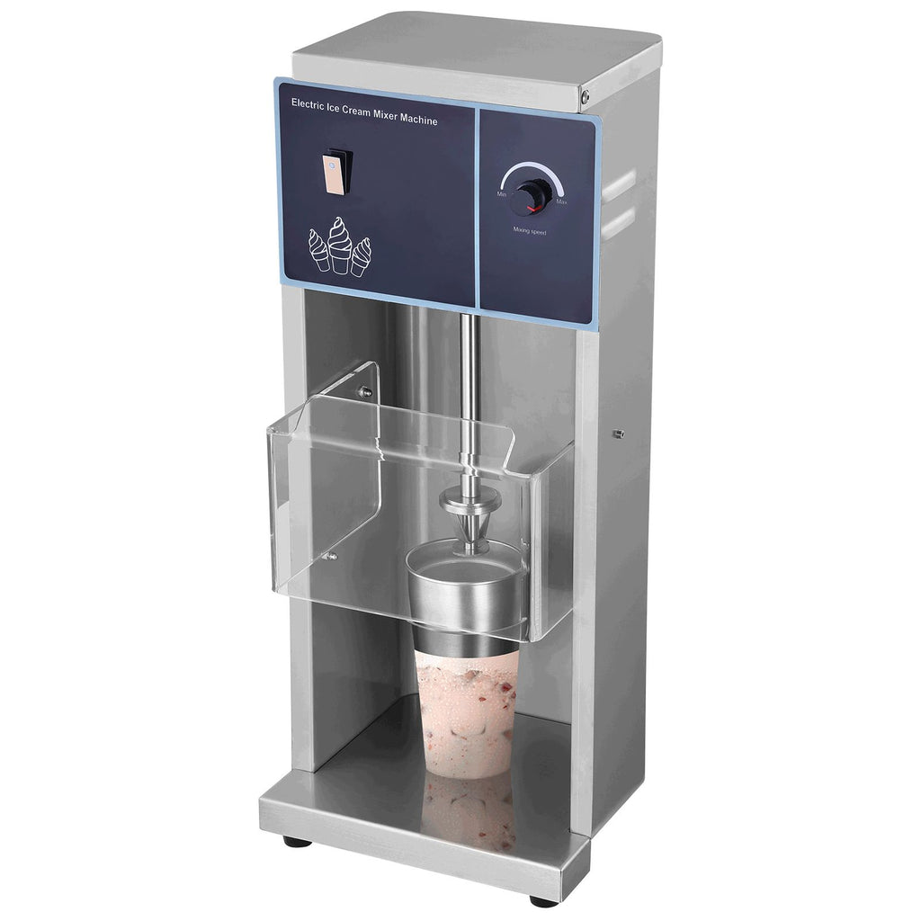 Ice Cream Blender with Stepless Speed Control and Matched Cup Rings