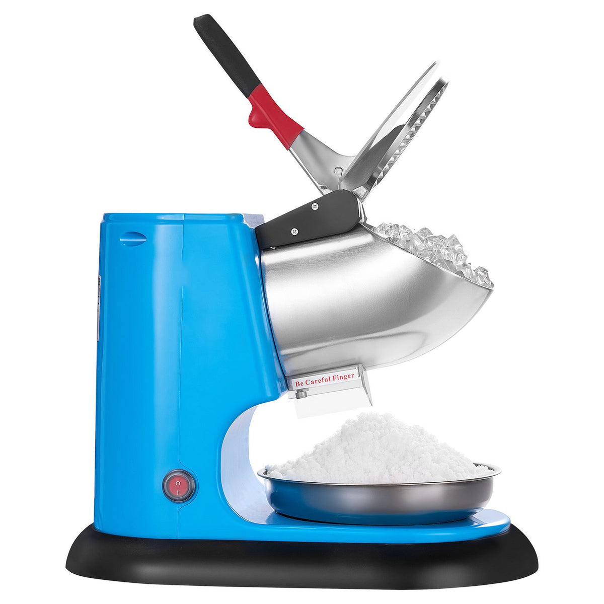 Electric Fine-Snow Ice Crusher with Raised Dispenser