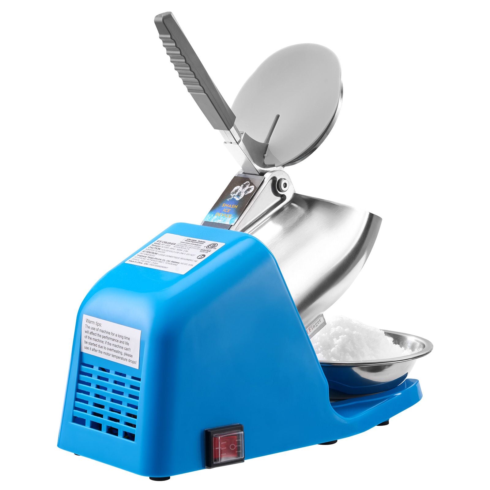 High-Efficiency Electric Ice Crusher with Anti-Splash Design