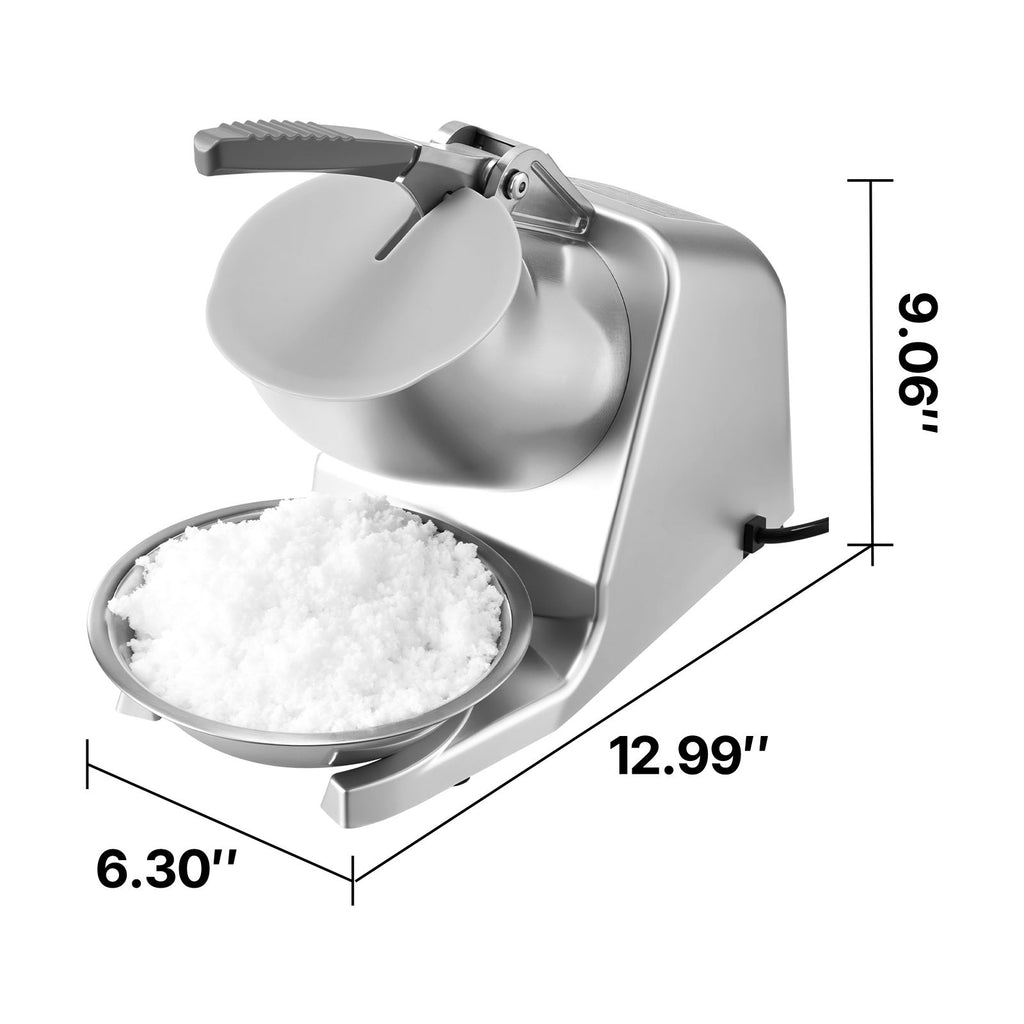 High-Performance Electric Ice Crusher – /hr, 4 Blades, Stainless Steel Snow Cone Maker