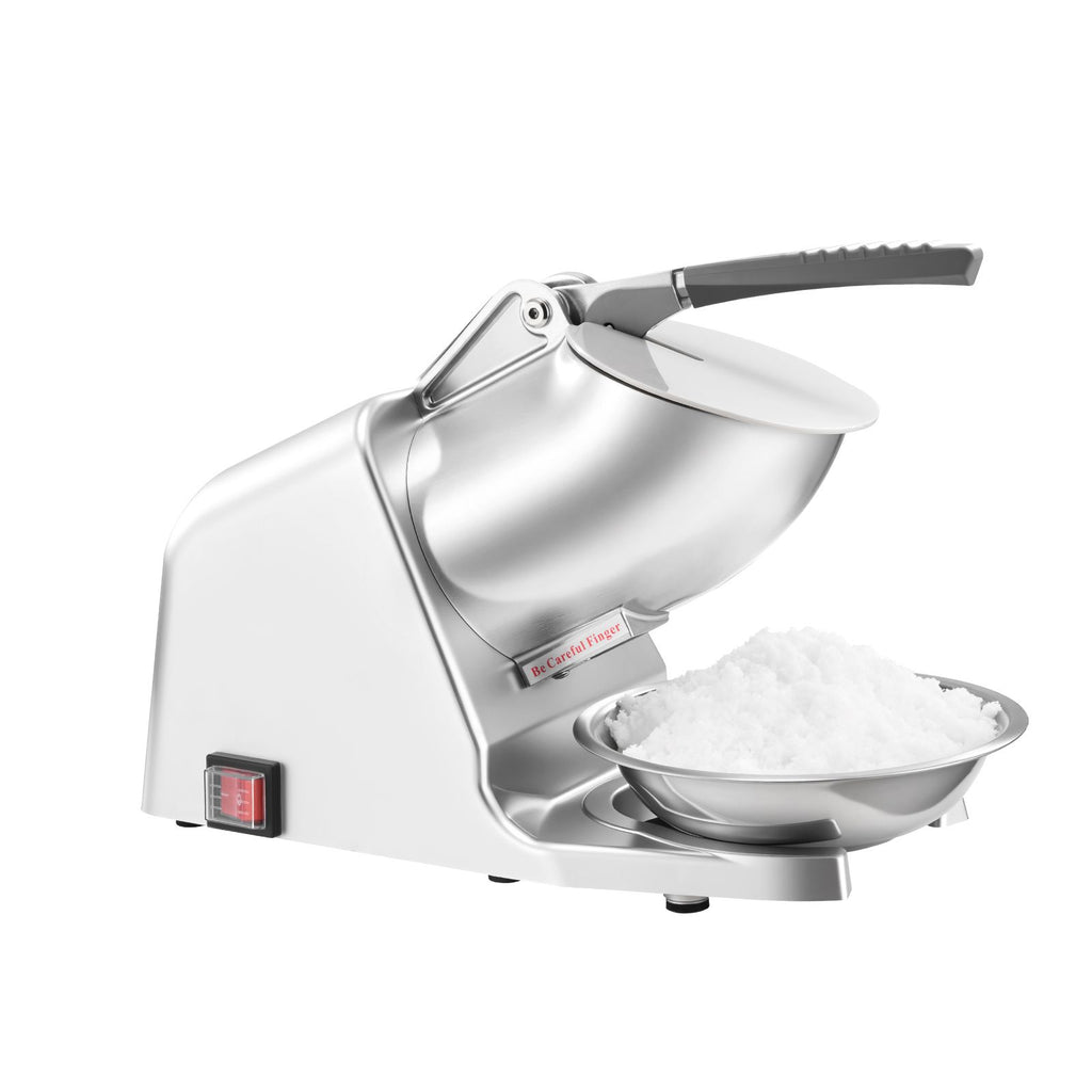 High-Performance Electric Ice Crusher – /hr, 4 Blades, Stainless Steel Snow Cone Maker