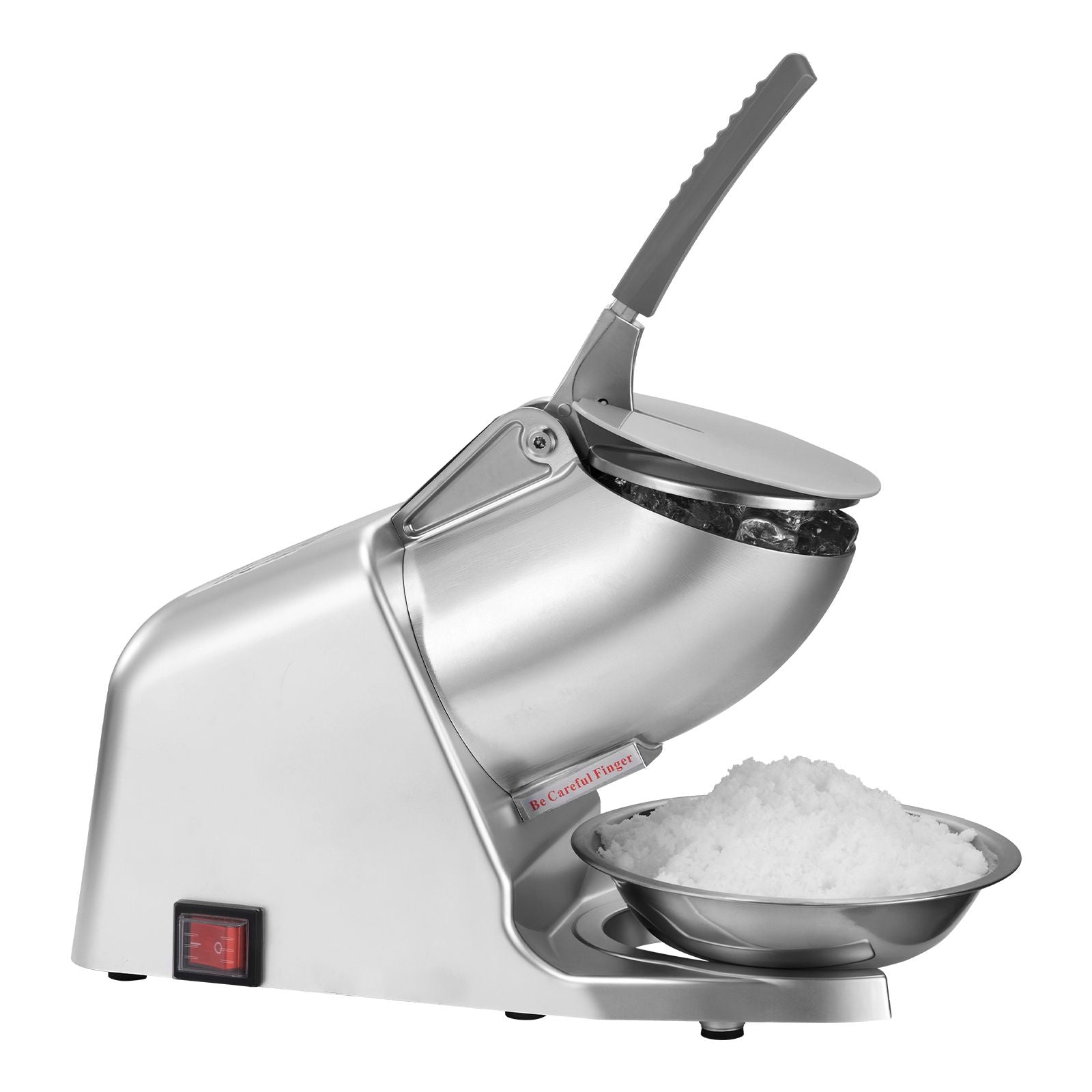High-Performance Electric Ice Crusher – /hr, 4 Blades, Stainless Steel Snow Cone Maker